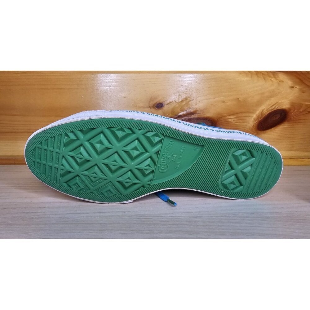 Converse One Star Low Top Pinstripe Unisex Size Men’s 10 Women’s 12 Green Teal - Picture 16 of 16